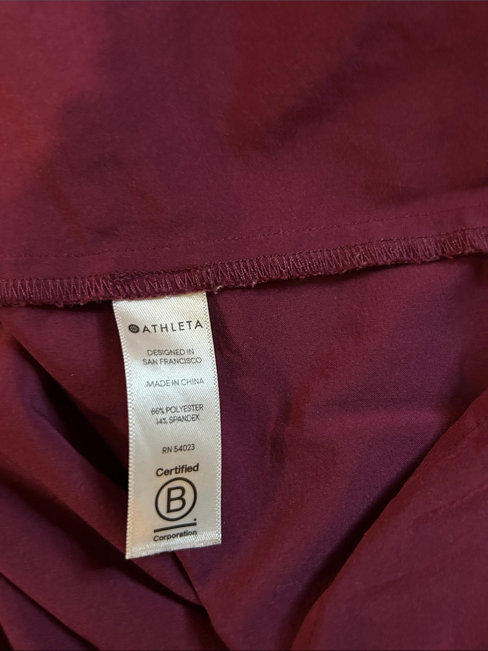 Athleta Magenta Sleeveless Drawstring Waist Dress - Picture 6 of 6